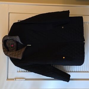 VGUC - Gallery Women Quilted Jacket in Black, Size 2X